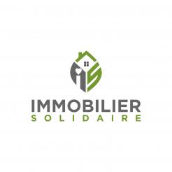 Logo design # 1168063 for Logo for  Immobilier Solidaire    The real estate agency that supports those who need it contest