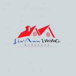 Logo design # 698711 for Lix'Ann immo : real estate agency online within Bordeaux contest