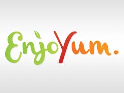 Logo # 339418 voor Logo Enjoyum. A fun, innovate and tasty food company. wedstrijd