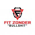 Logo design # 1100730 for A not too serious  Fit zonder Bullshit  logo  it means  fit without bullshit  contest