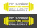 Logo design # 1100692 for A not too serious  Fit zonder Bullshit  logo  it means  fit without bullshit  contest