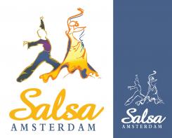 Logo # 283675 voor Logo for Salsa Dansschool AMSTERDAM SALSA wedstrijd