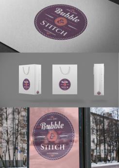 Logo design # 175306 for LOGO FOR A NEW AND TRENDY CHAIN OF DRY CLEAN AND LAUNDRY SHOPS - BUBBEL & STITCH contest