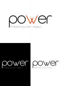 Logo design # 805903 for In need of a  logo with POWER for my new presentation consultancy  business contest
