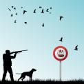 Logo design # 831544 for Traffic sign and banner against Spring Hunting contest