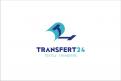 Logo design # 1160883 for creation of a logo for a textile transfer manufacturer TRANSFERT24 contest