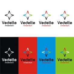 Logo # 924070 voor Ontwerp een stijlvol en luxe logo voor kledingmerk Vedette Amsterdam wedstrijd