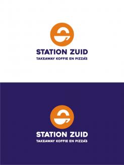 Logo design # 918559 for Station Zuid, takeaway coffee and pizza contest
