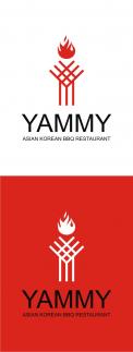 Logo # 1056841 voor ontwerp een horeca logo voor een nieuw te openen asian korean bbq restaurant wedstrijd