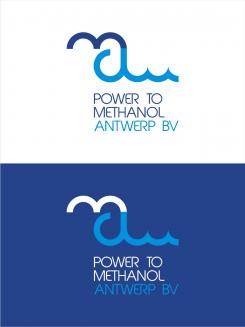 Logo design # 1088749 for Company logo for consortium of 7 players who will be building a  Power to methanol  demonstration plant for their legal entity  Power to Methanol Antwerp BV  contest