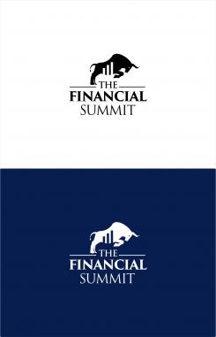 Logo design # 1072847 for The Financial Summit   logo with Summit and Bull contest