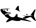 Logo design # 602102 for silhouette drawing of a whale shark contest
