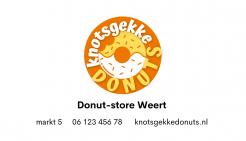 Logo # 1231356 voor Ontwerp een kleurrijk logo voor een donut store wedstrijd