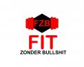Logo design # 1099753 for A not too serious  Fit zonder Bullshit  logo  it means  fit without bullshit  contest