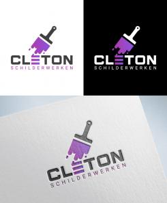 Logo # 1241080 voor Ontwerp een kleurrijke logo voor Cleton Schilderwerken! wedstrijd