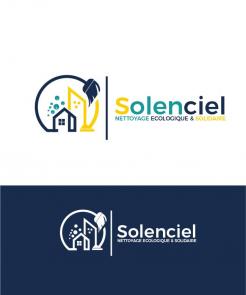 Logo design # 1195451 for Solenciel  ecological and solidarity cleaning contest