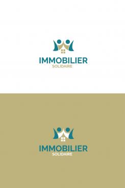 Logo design # 1168572 for Logo for  Immobilier Solidaire    The real estate agency that supports those who need it contest