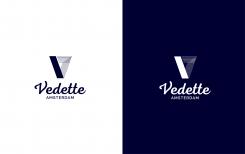 Logo # 924098 voor Ontwerp een stijlvol en luxe logo voor kledingmerk Vedette Amsterdam wedstrijd