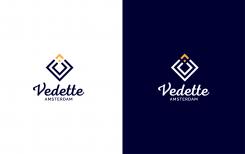 Logo # 924100 voor Ontwerp een stijlvol en luxe logo voor kledingmerk Vedette Amsterdam wedstrijd