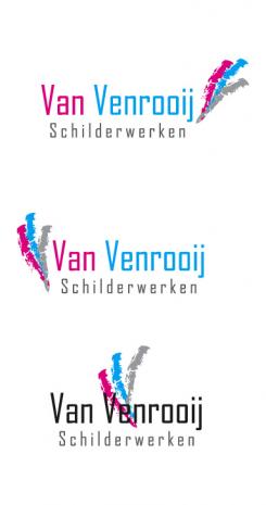 Logo # 121199 voor Een mooi strak en modern logo voor een startend schildersbedrijf wedstrijd