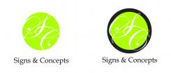Logo # 115109 voor  Nieuw Logo voor :     Signs&Concepts wedstrijd