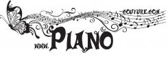 Logo design # 155468 for Piano Couture Logo + header + suitable font en color-lay-out / background for homepage. contest