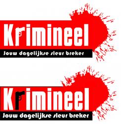 Logo # 583 voor Weblog 'Krimineel' jouw dagelijkse sleur breker - LOGO contest wedstrijd