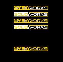 Logo design # 1247089 for Logo for SolidWorxs  brand of masts for excavators and bulldozers  contest