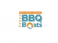 Logo design # 1048739 for Design an original logo for our new BBQ Donuts firm Happy BBQ Boats contest