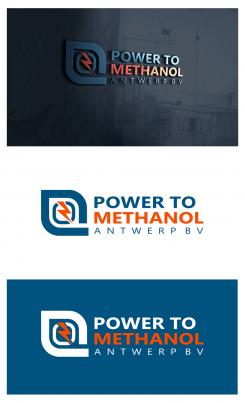 Logo design # 1088541 for Company logo for consortium of 7 players who will be building a  Power to methanol  demonstration plant for their legal entity  Power to Methanol Antwerp BV  contest