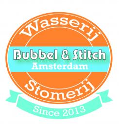 Logo design # 176137 for LOGO FOR A NEW AND TRENDY CHAIN OF DRY CLEAN AND LAUNDRY SHOPS - BUBBEL & STITCH contest