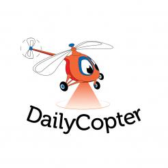 Logo # 300470 voor Logo + Mascotte voor Dailycopter wedstrijd