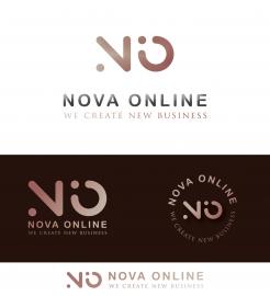 Logo # 983845 voor Logo for Nova Online   Slogan  We create new business wedstrijd