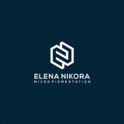 Logo # 1038771 voor Create a new aesthetic logo for Elena Nikora  micro pigmentation specialist wedstrijd