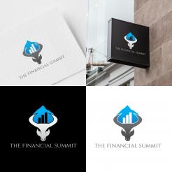 Logo design # 1062942 for The Financial Summit   logo with Summit and Bull contest
