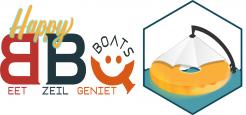 Logo # 1050186 voor Ontwerp een origineel logo voor het nieuwe BBQ donuts bedrijf Happy BBQ Boats wedstrijd