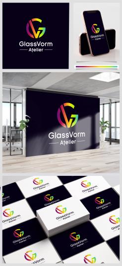 Logo # 1285498 voor Atelier GlasVorm wedstrijd