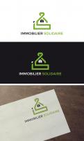 Logo design # 1167913 for Logo for  Immobilier Solidaire    The real estate agency that supports those who need it contest
