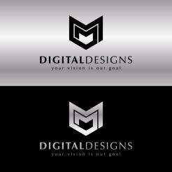 Logo # 567419 voor Ontwerp een strak & stijlvol logo voor de onderneming M-Digitaldesigns wedstrijd