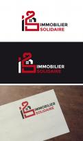 Logo design # 1167159 for Logo for  Immobilier Solidaire    The real estate agency that supports those who need it contest
