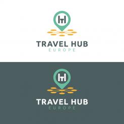 Logo design # 597477 for A clear and up-beat logo+stationary ID for Travel Hub Europe contest