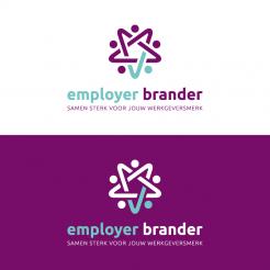 Logo # 591969 voor Een sprankelend logo voor een fris en eigentijds collectief 'Employer Brander' wedstrijd