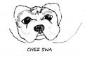 Logo & stationery # 620428 for Chez Swa! Design a logo for a rescue and rehoming shelter for the English bulldog contest