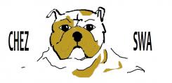 Logo & stationery # 621163 for Chez Swa! Design a logo for a rescue and rehoming shelter for the English bulldog contest