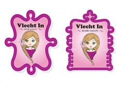 Logo & stationery # 134387 for Vlecht In - a hair salon for the most amazing braids contest