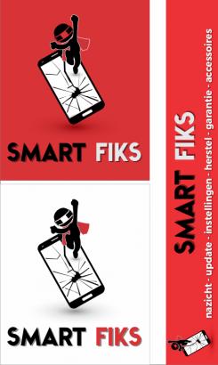 Logo & stationery # 640825 for Existing smartphone repair and phone accessories shop 'SmartFix' seeks new logo contest