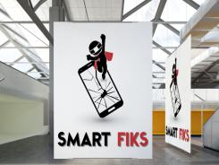 Logo & stationery # 640827 for Existing smartphone repair and phone accessories shop 'SmartFix' seeks new logo contest