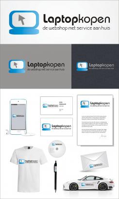 Logo & stationery # 393303 for a new logo for webshop Laptopkopen.be - housestyle for invoice - car and webshop contest