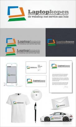 Logo & stationery # 393330 for a new logo for webshop Laptopkopen.be - housestyle for invoice - car and webshop contest