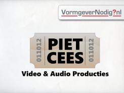 Logo design # 57465 for pietcees video and audioproductions contest